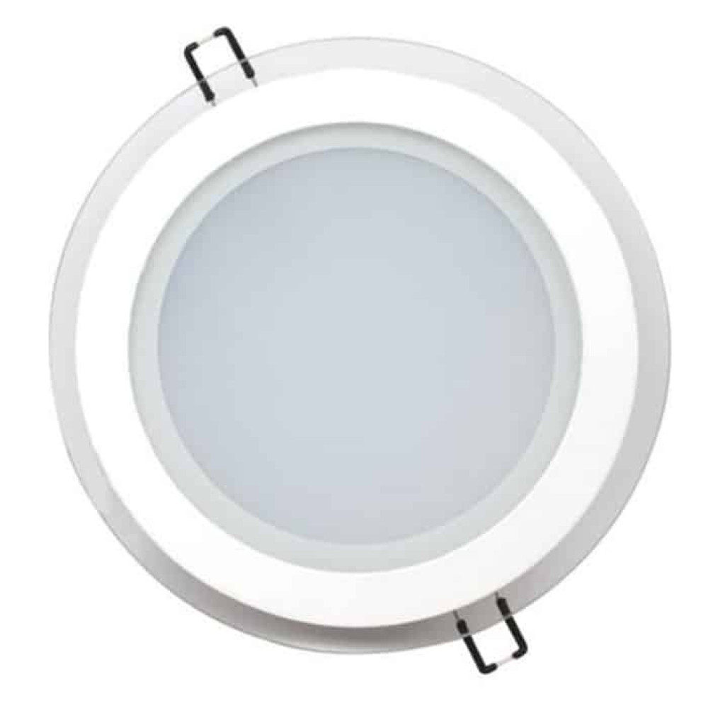 Світлодіодний LED світильник 15W 6400K 1150Lm врізний d-200мм білий круглий