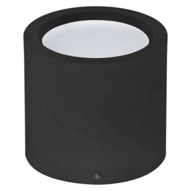 Світлодіодний LED світильник 15W 4200K 1050Lm 180х162мм чорний круглий