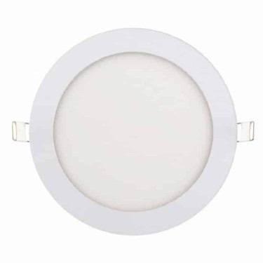 Світлодіодна LED панель 15W 4200K 900Lm врізна d-190мм кругла біла Світлодіодна LED панель 15W 4200K 900Lm врізна d-190мм кругла біла