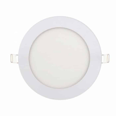 Світлодіодна LED панель 9W 4200K 540Lm врізна d-146мм кругла біла Світлодіодна LED панель 9W 4200K 540Lm врізна d-146мм кругла біла