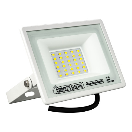 Світлодіодний LED прожектор 30W 6400K 3380Lm IP65 білий