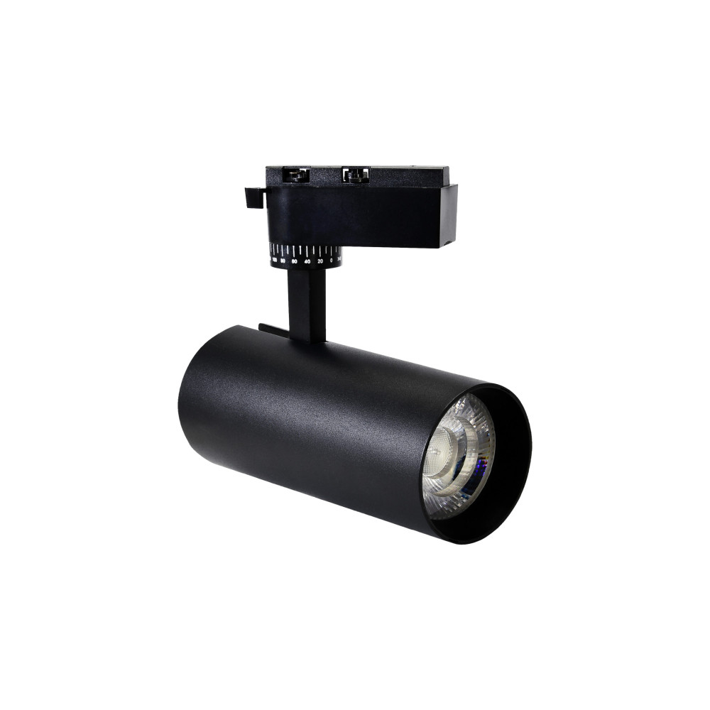 Світлодіодний LED світильник трековий COB LED 20W 4200K 1700Lm чорний