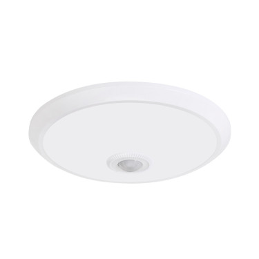Світлодіодний LED світильник стельовий 20W IP20 6400K 1500Lm з датчиком руху 293хh80мм круглий білий
