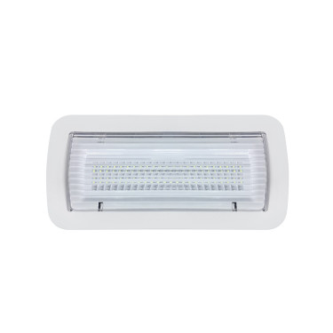 Світлодіодний світильник акумуляторний 8W 280Lm 3.7V 2400mAh ІР65 врізний/накладний білий