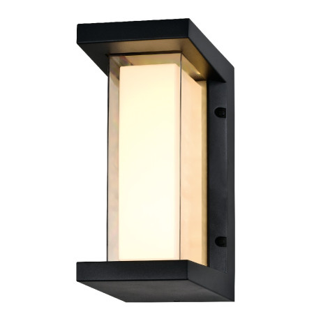 Світлодіодний LED світильник садово-парковий 20W 4200K 1800Lm IP54 настінний чорний