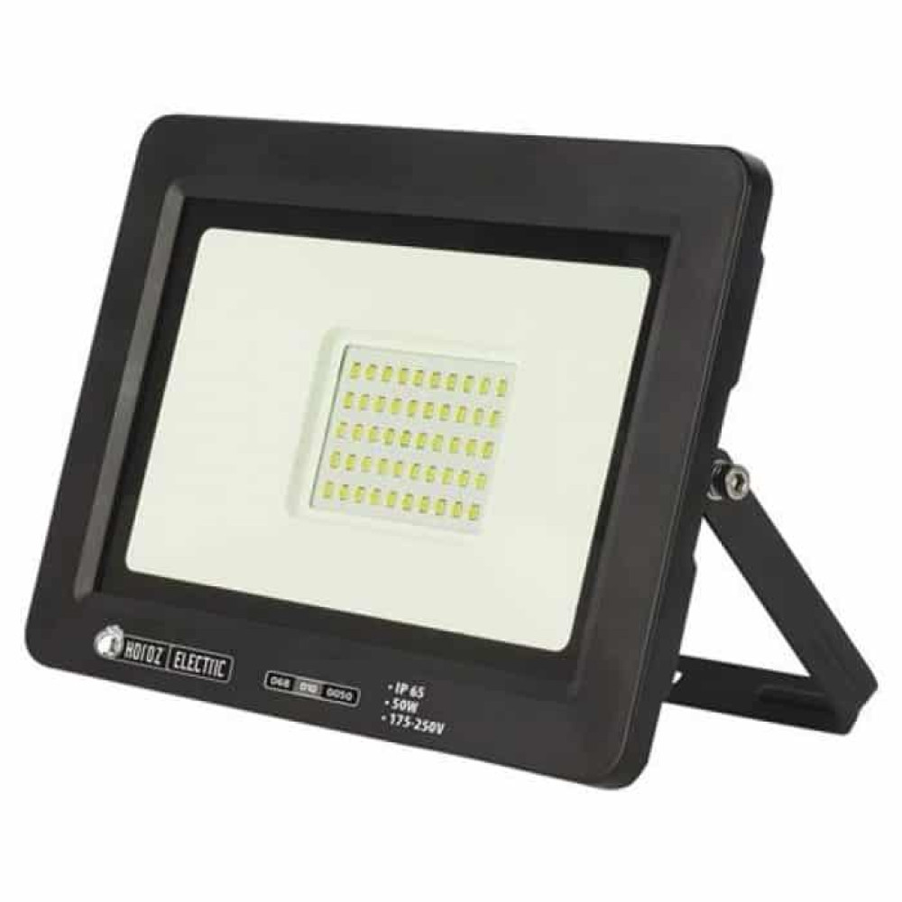 Світлодіодний LED прожектор 50W 6400K 5500Lm IP65 чорний