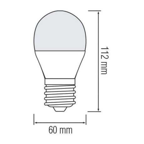 Світлодіодна LED лампа А60 10W E27 1000Lm 6400K