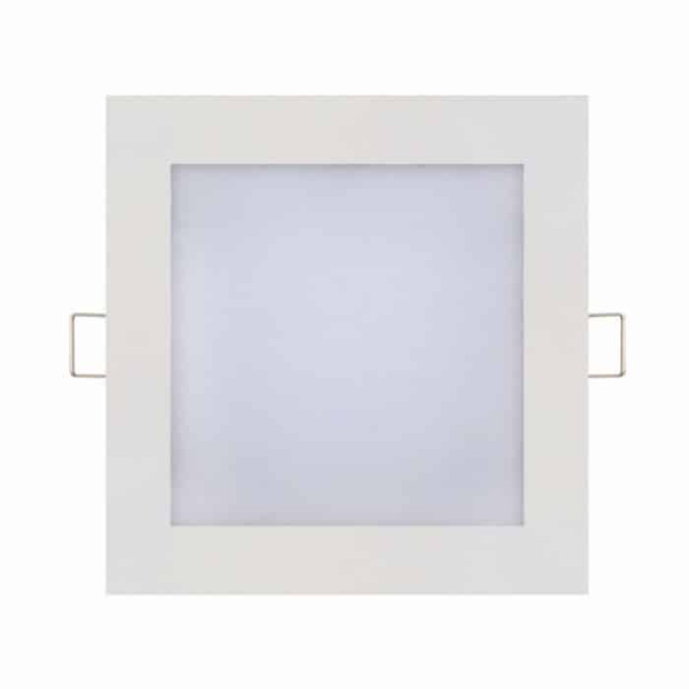 Світлодіодна LED панель 12W 6400K 660Lm врізна 163мм квадратна біла