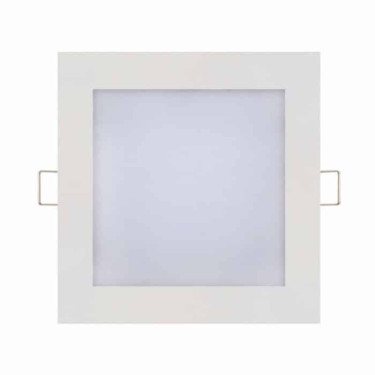 Світлодіодна LED панель 12W 6400K 660Lm врізна 163мм квадратна біла