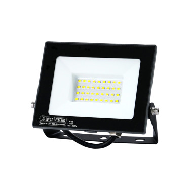Світлодіодний LED прожектор 30W 6400K 2700Lm IP65 чорний