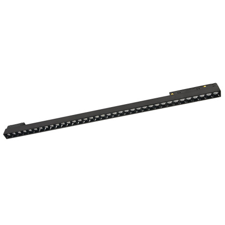 Світлодіодний LED світильник трековий лінійний магнітний 18W 4200K 1620Lm 48V DC чорний