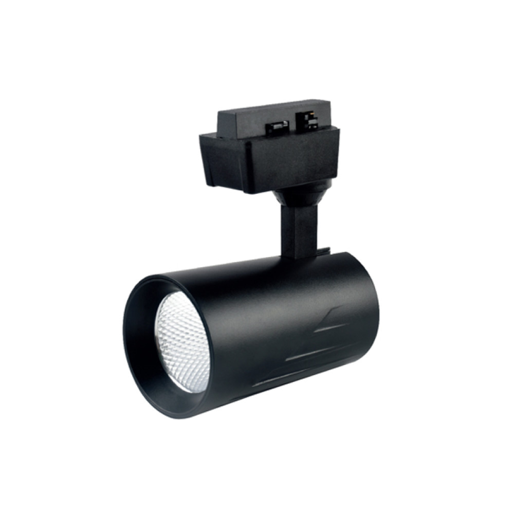 Світлодіодний LED світильник трековий COB LED 40W 3CCT 3200Lm чорний