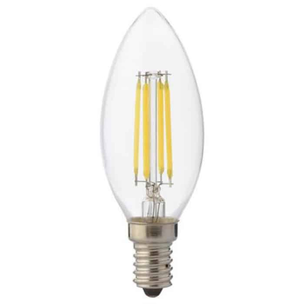 Світлодіодна LED лампа філамент 6W свічка Е14 700Lm 2700К