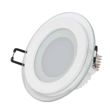 Світлодіодний LED світильник 6W 6400K 480Lm врізний d-96мм білий круглий