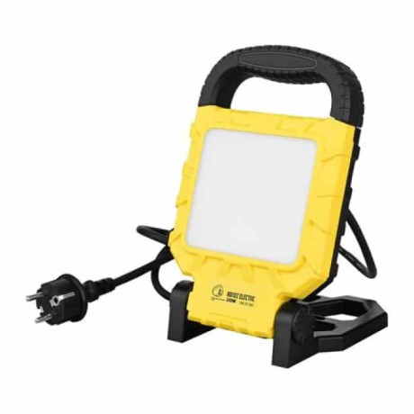 Світлодіодний LED прожектор переносний 20W 6400K 1450Lm IP54 жовтий