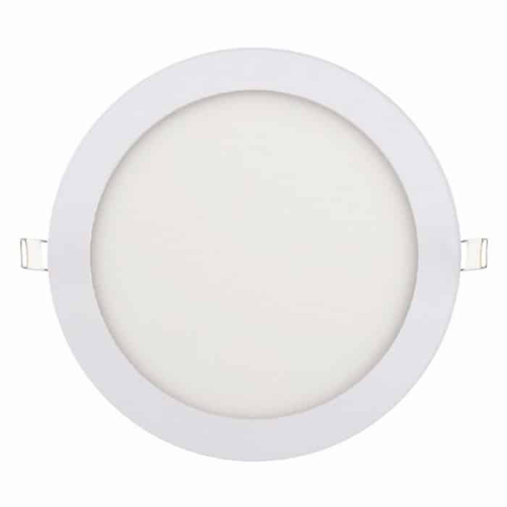 Світлодіодна LED панель 18W 4200K 1170Lm врізна d-221мм кругла біла
