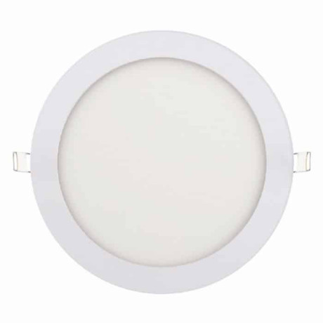 Світлодіодна LED панель 18W 4200K 1170Lm врізна d-221мм кругла біла