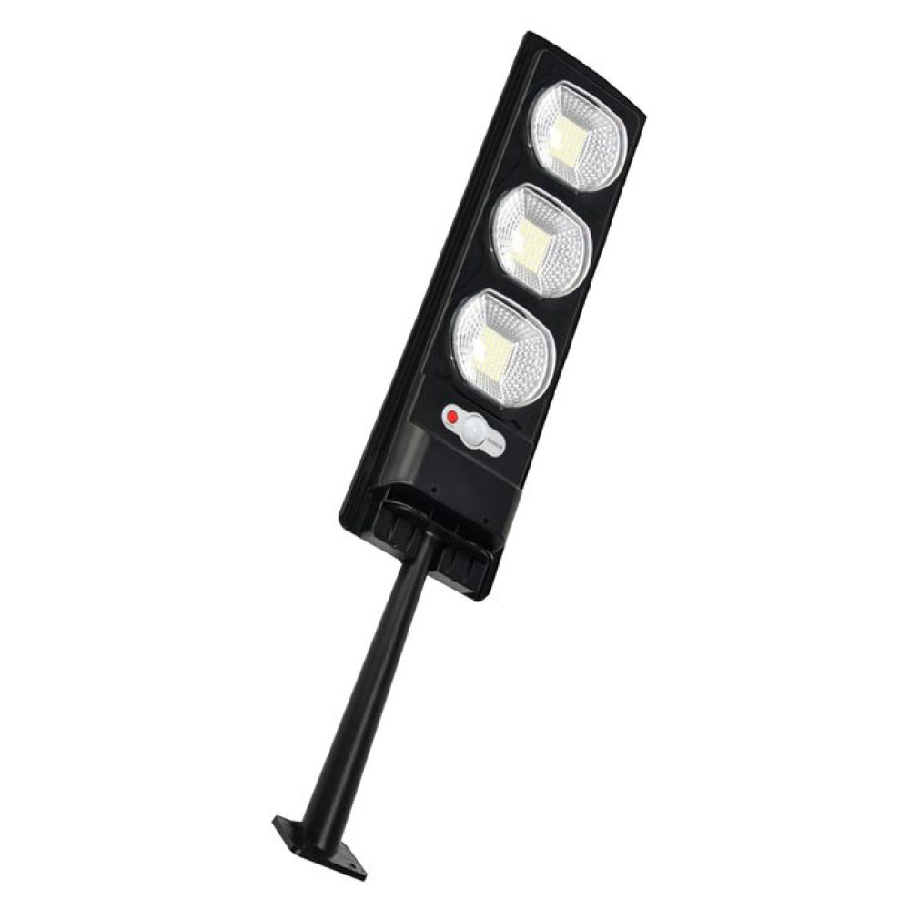 Світлодіодний LED прожектор консольний з фотосенсором на сонячній панелі 30W 6400K ІР65 300Lm 2-3м чорний