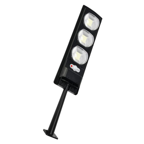 Світлодіодний LED прожектор консольний з фотосенсором на сонячній панелі 30W 6400K ІР65 300Lm 2-3м чорний