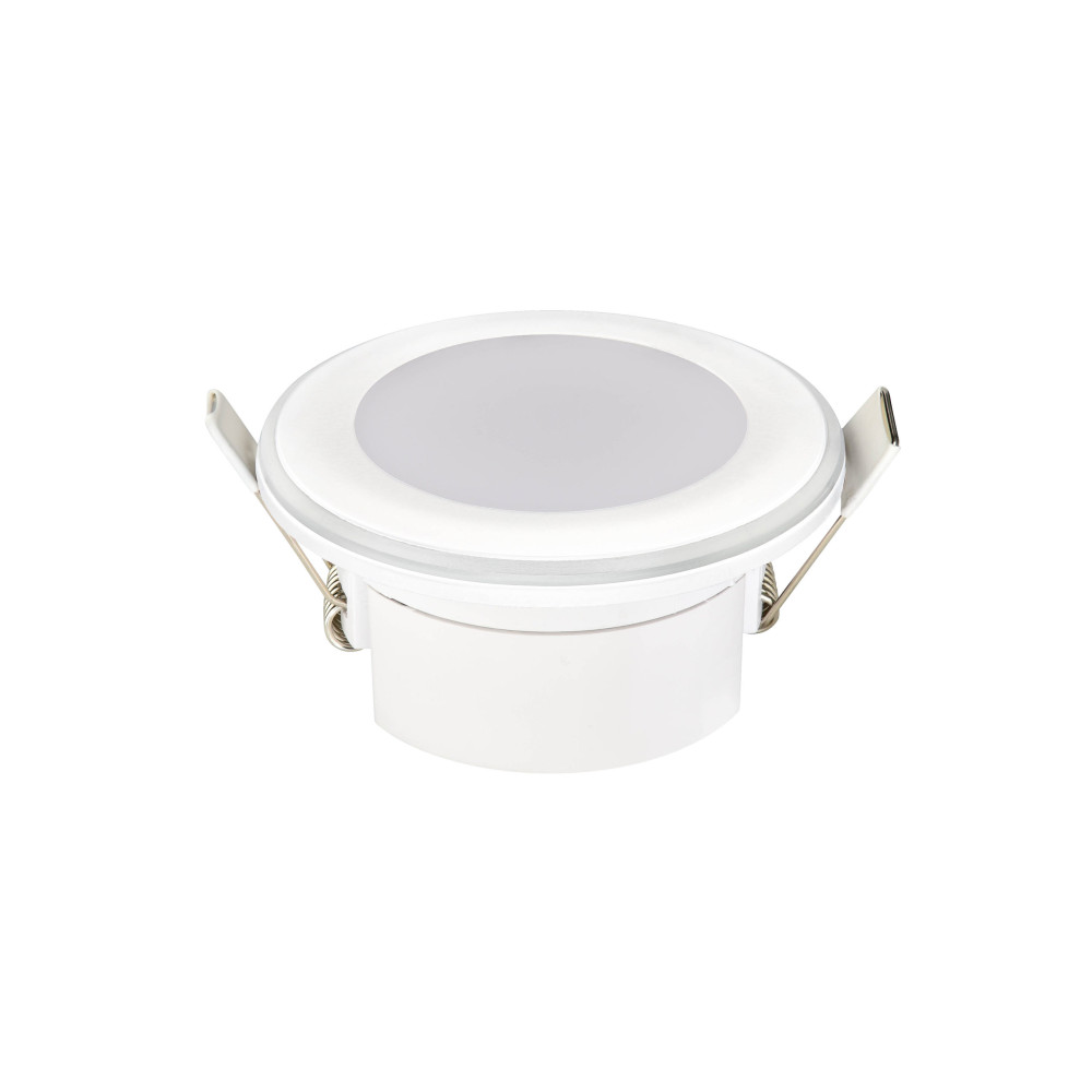 Світлодіодний LED світильник 5W 4200K 350Lm врізний d-82мм білий круглий