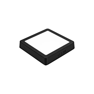 Світлодіодний LED світильник 12W 6400K 840Lm 159мм чорний квадратний
