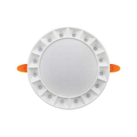 Світлодіодний LED світильник 20W 3000K-6500К 2078Lm врізний d-175мм білий круглий