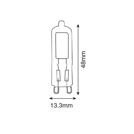 Світлодіодна COB LED лампа 4W 400Lm 2700K