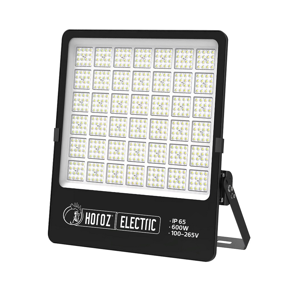 Світлодіодний LED прожектор 600W 6400K 72000Lm IP65 чорний 600х510мм