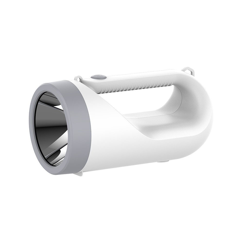 Ліхтарик світлодіодний акумуляторний 5W 65-200Lm USB+Type-c 3.7V 3600 mAh IP20 ручний білий