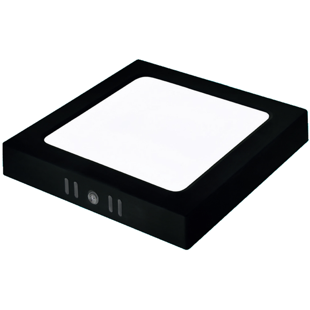 Світлодіодний LED світильник 36W 3CCT 3600Lm ІР20 290х32мм чорний квадратний