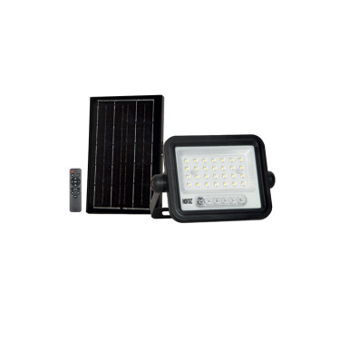 Світлодіодний LED прожектор на сонячній панелі 50W 700Lm 3CCT IP65 чорний