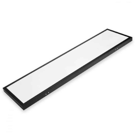 Світлодіодна LED панель 48W 6400K 4400Lm накладна 300x1200x38мм чорна