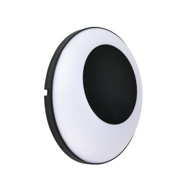 Світлодіодний LED світильник садово-парковий 24W 4200K 1800Lm IP65 настінний чорний