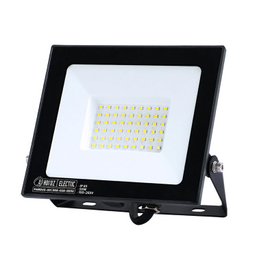 Світлодіодний LED прожектор 50W 6400K 4500Lm IP65 чорний