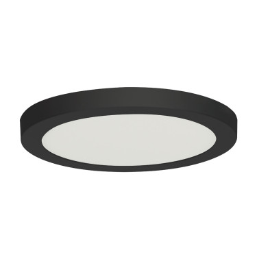 Світлодіодний LED світильник 28W 6400K 1960Lm 287мм чорний круглий