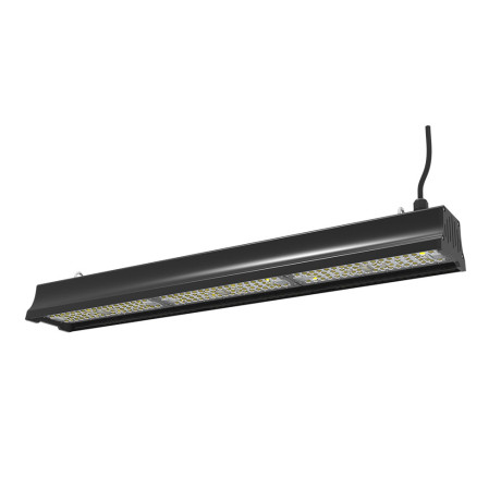 Світлодіодний світильник-прожектор підвісний лінійний 150W 6400K 19500Lm IP65 772мм чорний