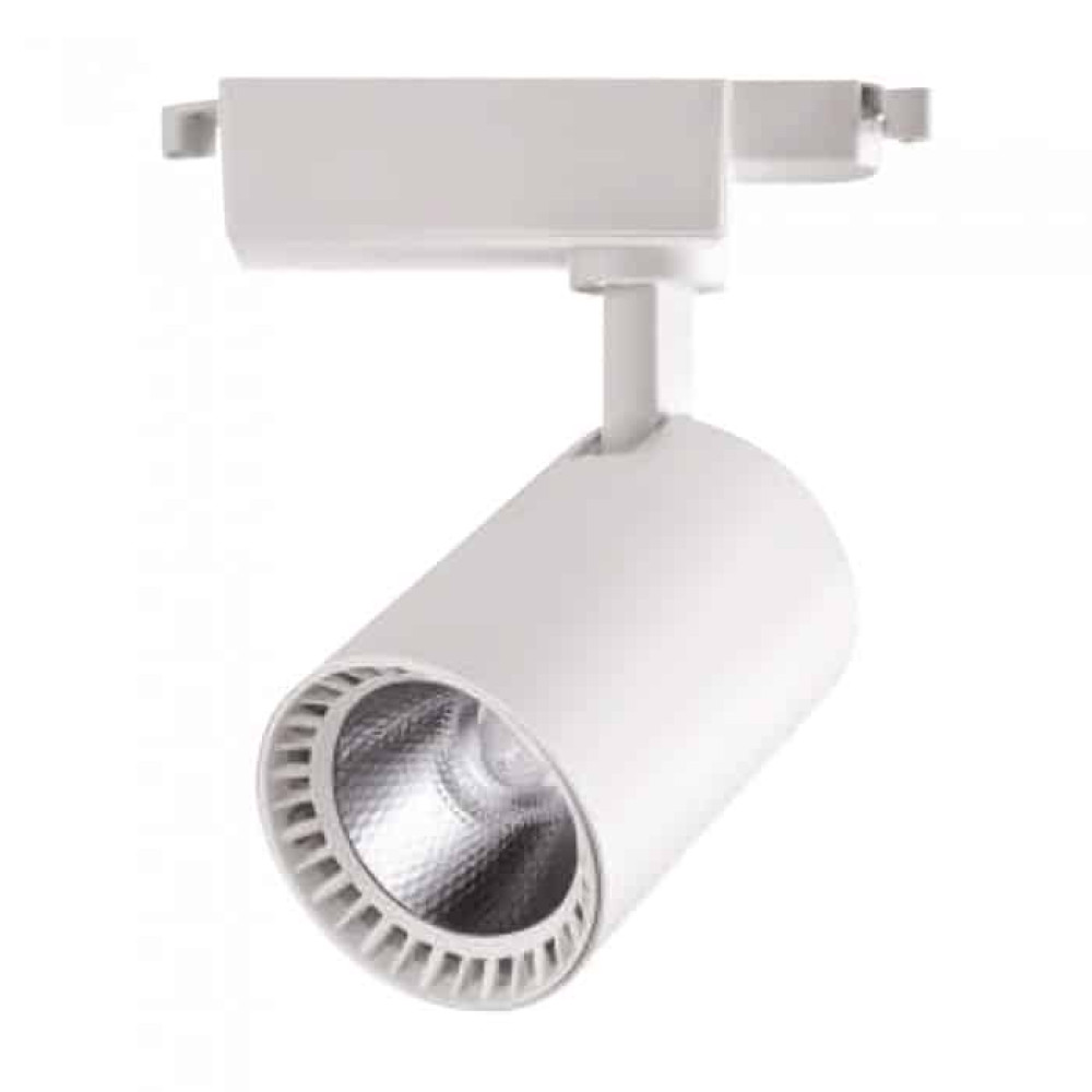 Світлодіодний LED світильник трековий COB LED 18W 4200K 1170Lm білий Світлодіодний LED світильник трековий COB LED 18W 4200K 1170Lm білий