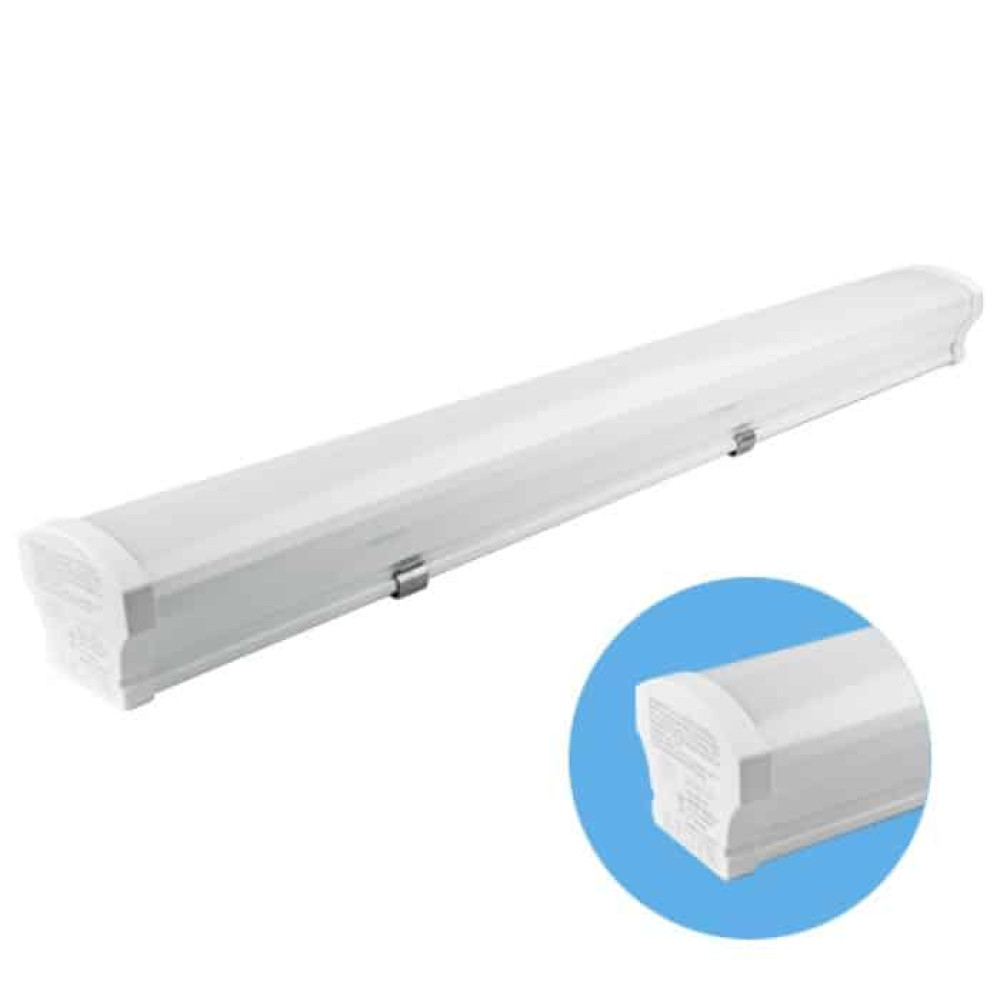 Світлодіодний LED світильник вологозахищений 40W 6400K 4200Lm IP65 1262x78,4мм білий