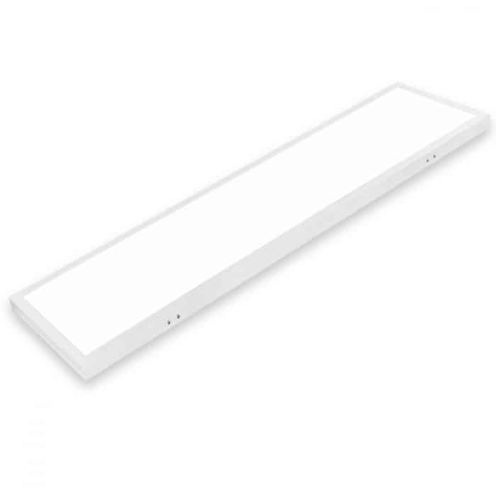 Світлодіодна LED панель 48W 6400K 4400Lm накладна 300x1200x38мм біла