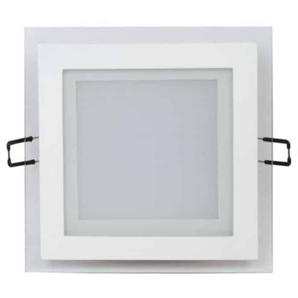 Світлодіодний LED світильник 12W 6400K 744Lm врізний 160мм білий квадратний