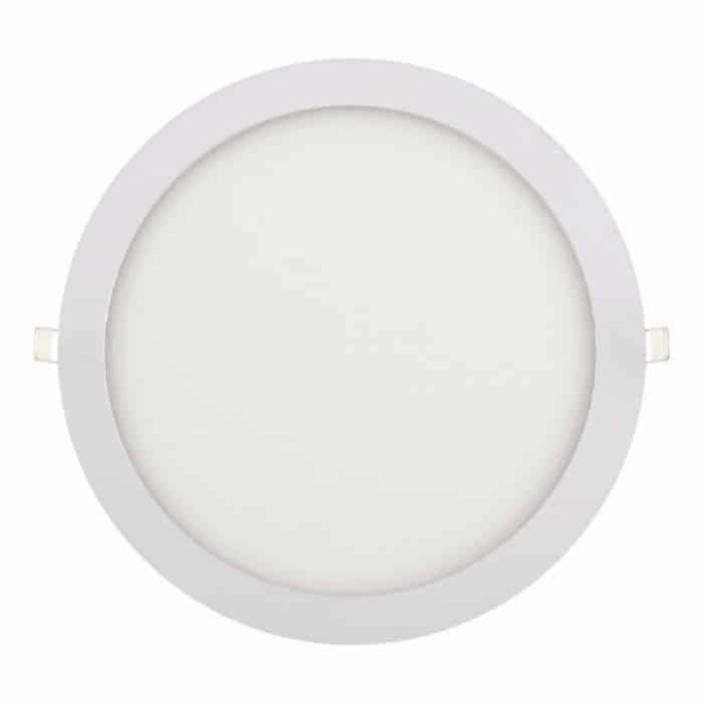 Світлодіодна LED панель 24W 4200K 1632Lm врізна d-297мм кругла біла
