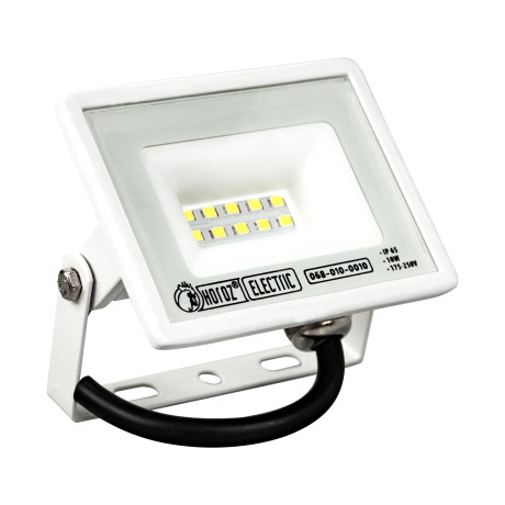 Світлодіодний LED прожектор 10W 6400K 1100Lm IP65 білий