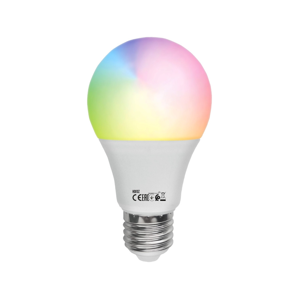 Світлодіодна LED лампа А60 9W E27 800Lm 2700K-6500K RGB