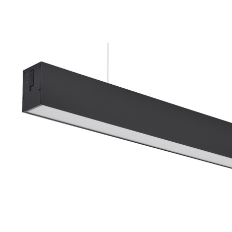 Світлодіодний LED світильник 40W 3CCT 4200Lm 50х1200мм чорний