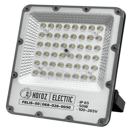 Світлодіодний LED прожектор 50W 6400K 6000Lm IP65 чорний