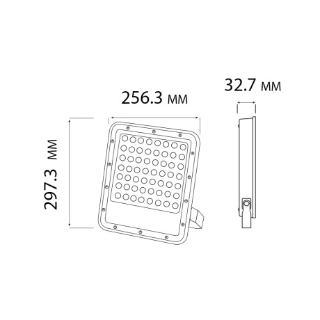 Світлодіодний LED прожектор 200W 3CCT 26000Lm IP65 чорний