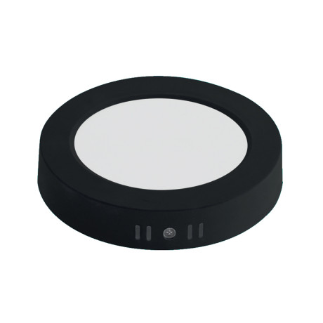 Світлодіодний LED світильник 18W 3CCT 1660Lm ІР20 173х32мм чорний круглий