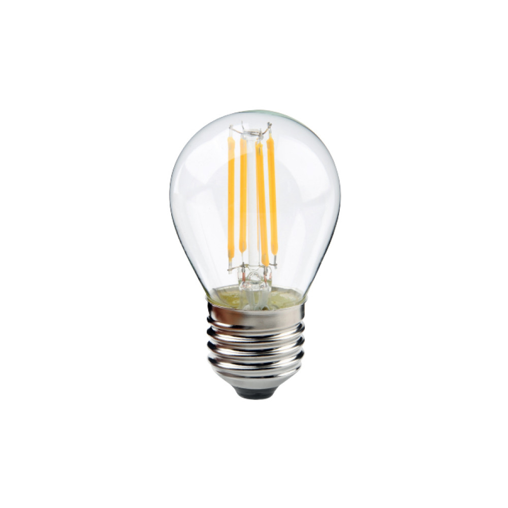 Світлодіодна LED лампа філамент 4W шарік Е27 450Lm 2700К