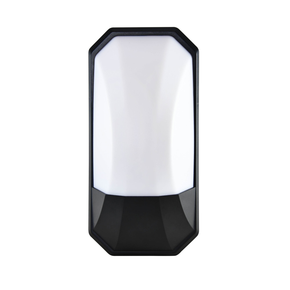 Світлодіодний LED світильник садово-парковий 24W 4200K 1800Lm IP65 настінний чорний