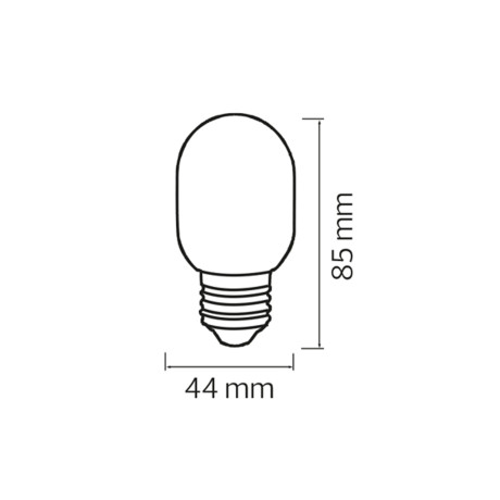 Світлодіодна LED лампа 1W E27 35Lm RGB